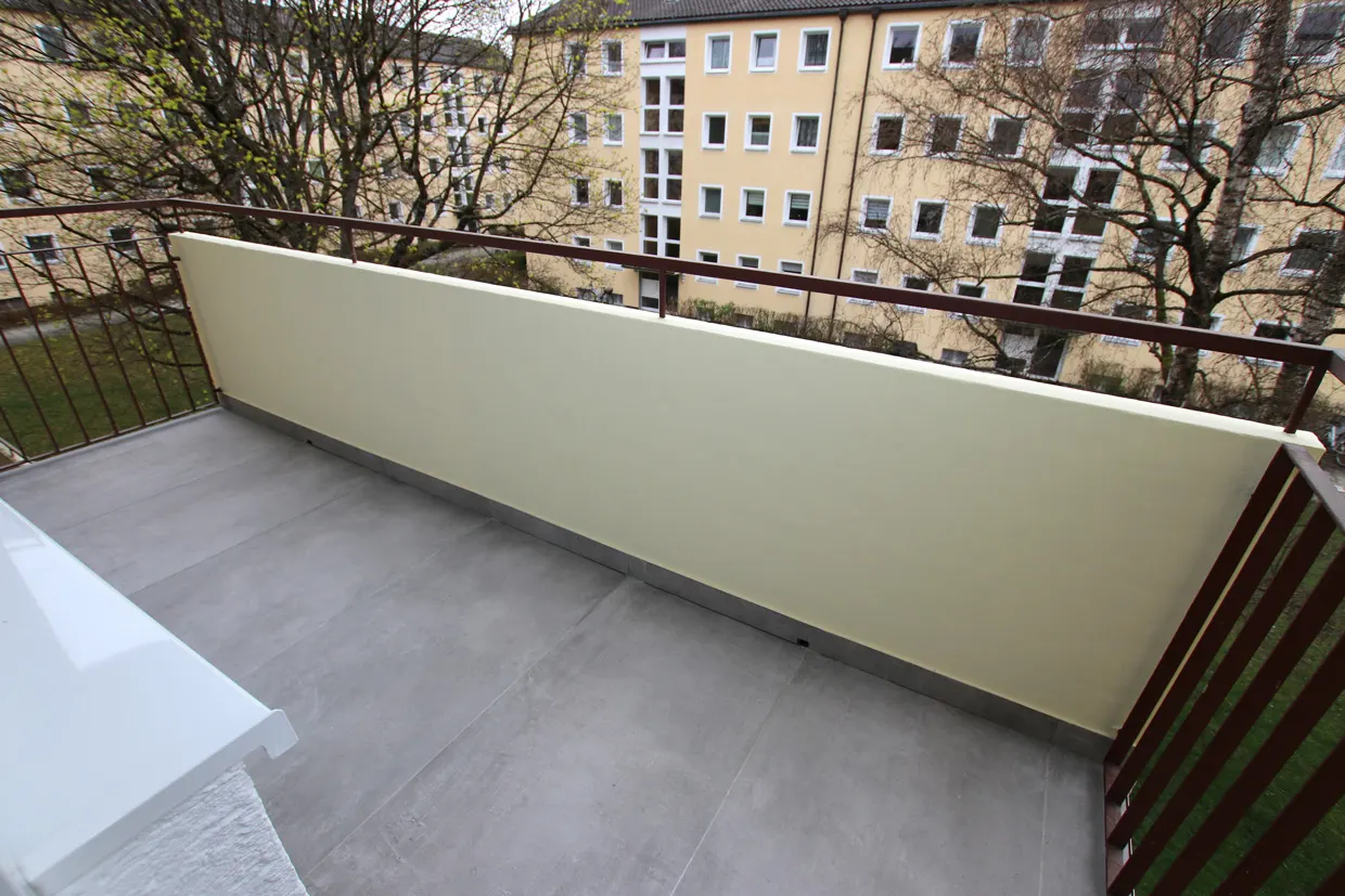 Wohnungssanierung – Balkon