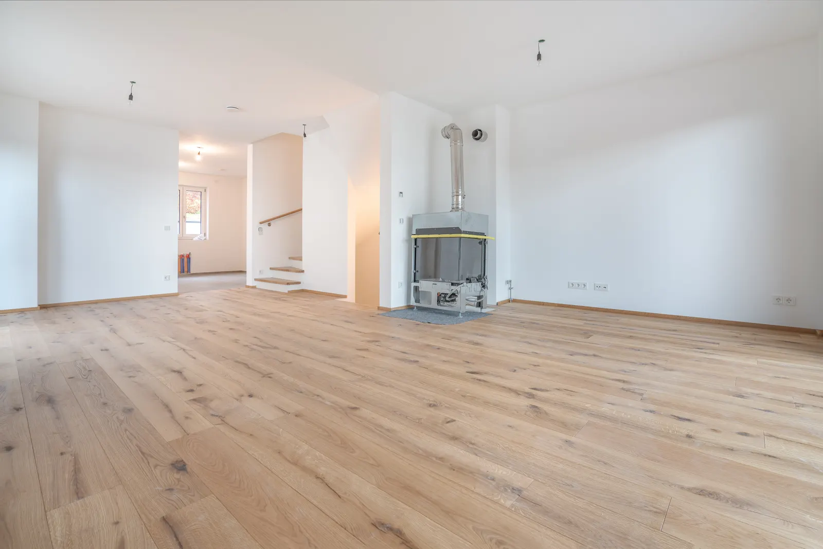 Neubau mit Gaskamin
