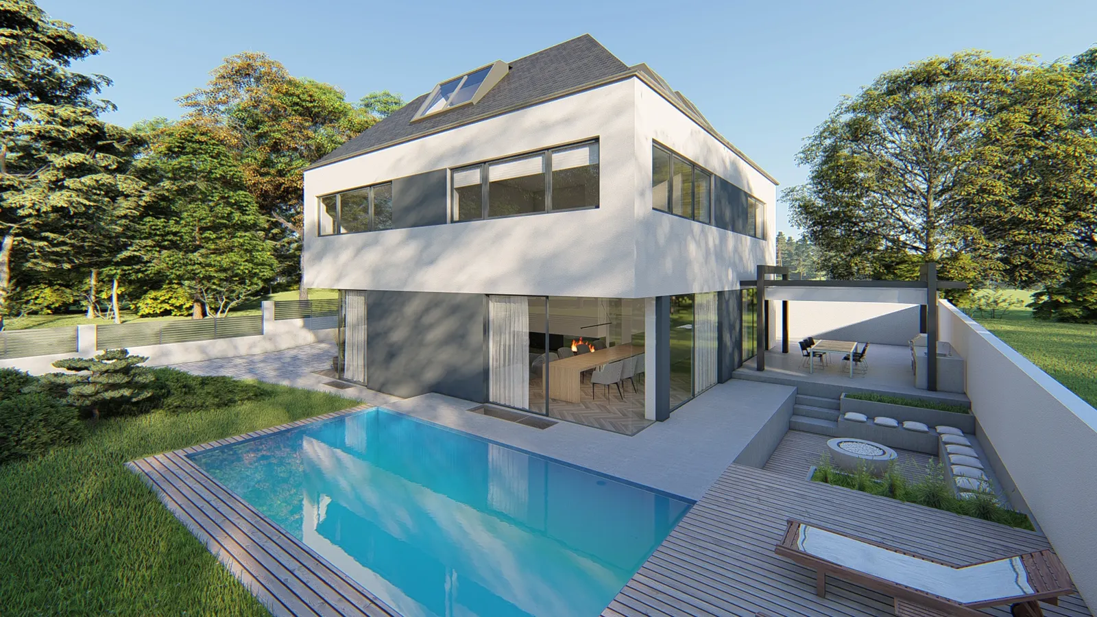 Einfamilienhaus (Visualisierung)
